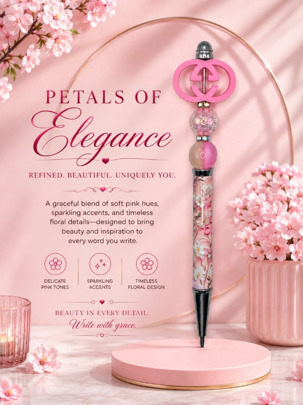 Bloom in Pink Pen
